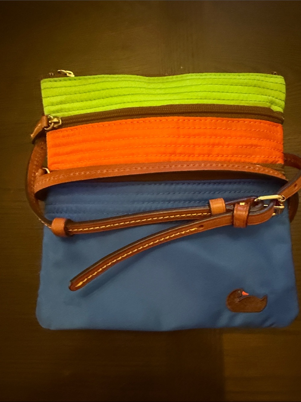 Dooney & Bourke Colorblock Nylon Crossbody Bag